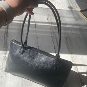 Genuine Small  HOBO International Elegant Black Leather  Bag Satchel